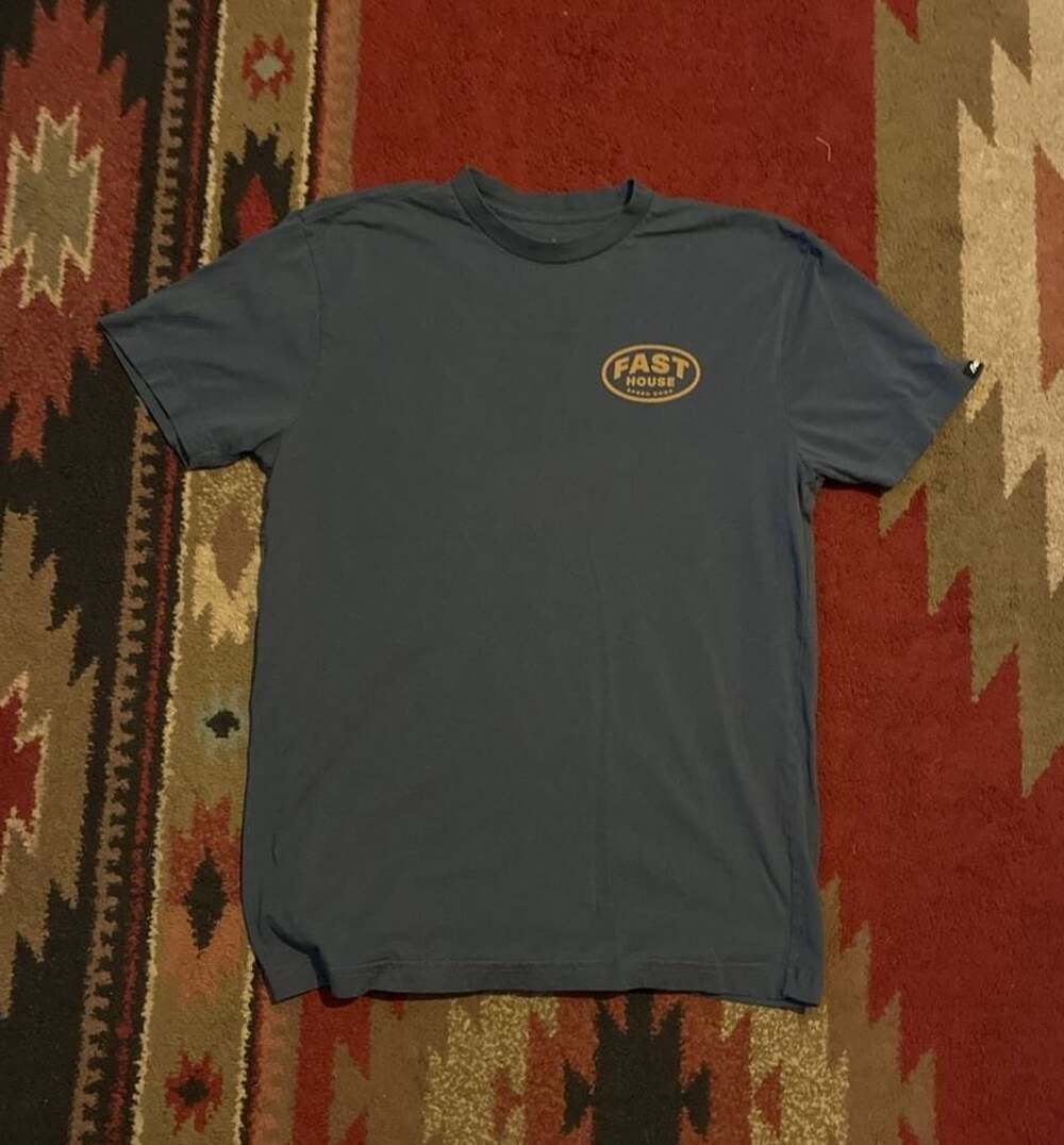 Fasthouse Speed Shop T-Shirt Size M Blue Cotton